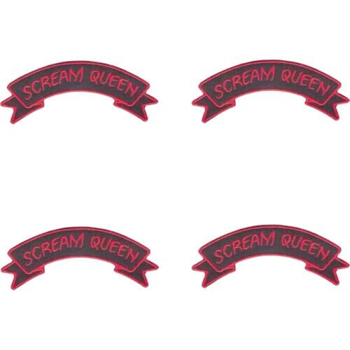 Scream Queen Zombie Horror Dead Patch Embroidery Patches For Jacket Sew On Patches Garment accessories, clothing decoration