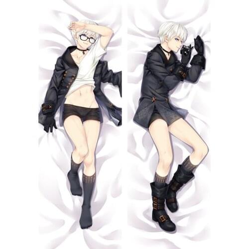 Anime Game NieR:Automata YoRHa No.9-S Dakimakura Otaku Bedding Throw Cushion Pillow Cover Male Body Cosplay Hugging Pillowcase