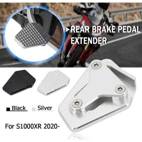 NEW 2020 2021 Motorcycle Rear Brake Pedal Extension Step Tip Plate Enlarge Peg Pad Extender For BMW S1000XR S 1000 XR s1000xr