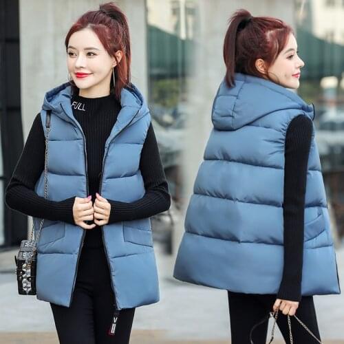 2020 New Women Vest Autumn Winter Warm sleeveless casual waistcoat jacket Female plus size L-6XL Vest Outerwear