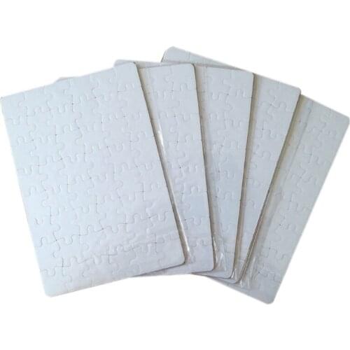 Sublimation Blank Puzzle 10Pcs/Lot DIY Craft A5 Jigsaw Puzzle for Sublimation Ink Transfer