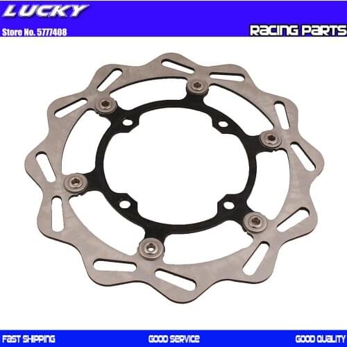 Motorcycle 270mm Front Floating Brake Disc Rotor For KAWASAKI KX 125 250 2006-2008 250F 450F 2006-2021 KLX450R 2007-2021
