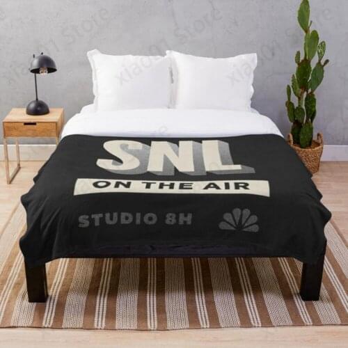 Saturday Night Live On The Air Throw Blanket Sherpa Bedspread Blanket Picnic wool soft Blankets