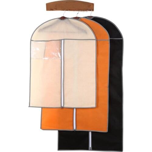Useful Clothing Covers Clear Suit Bag Moth Proof Garment Bags Breathable Zipper Dust Cover Storage Bags for Suit Dance Clothes
