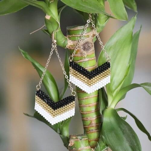 Rttooas MIYUKI Beaded Drop Earrings Women Bohemian Dangle Earring Fashion Summer Beach Female Jewelry 2020 Wholesale