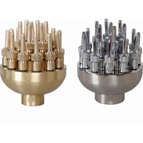 1/2" DN15 3/4" DN20 Spring Bubbling Brass Fountain Nozzles Garden Fountain Pond