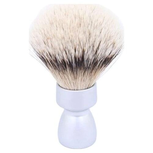 Yaqi Heavy Metal Handle Silvertip Badger Hair Shave Brush for Men Shaving