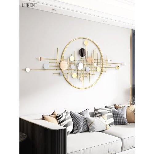 Light Luxury Iron Art Home Living Room Wall Decoration Background Creative Bedroom Metal Nordic Decorative Wall Hanging Pendant