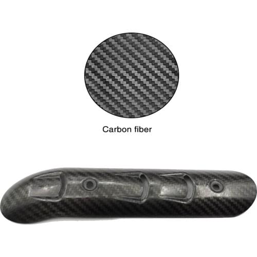 Motorcycle Exhaust Carbon Protector Heat Shield Anti-Scalding Cover Connect For CBR300 Z250 Z750 Exhaust Muffler Cover