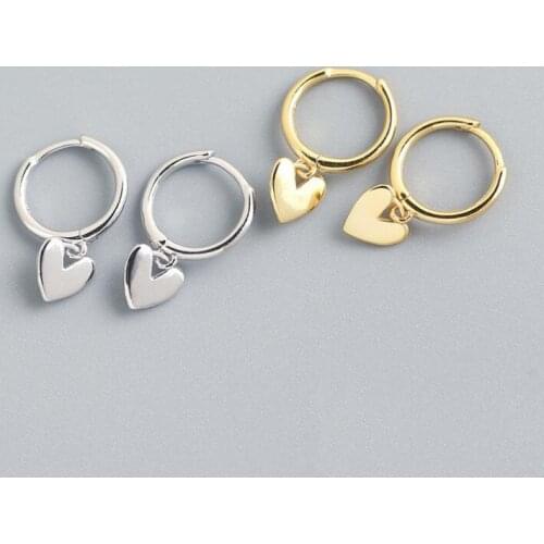 Gold Love Heart Honey Design Earring Studs Color Elegant Fashion Women Jewelry Girl Gifts TZ0008