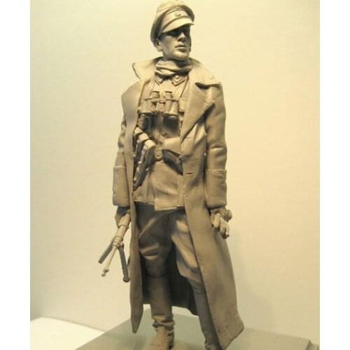 1/16 Resin Model Building Kit Figure officer