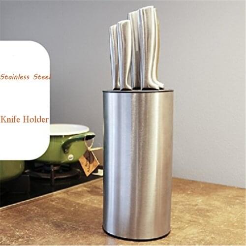 1pcs 23*11.5*11.5cm Universal Stainless Steel Knife Holder knife block knife stand