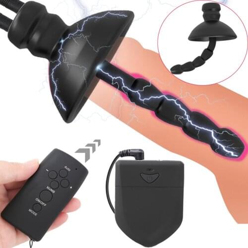 2021 Electric Shock Waves Urethral Plug Medical Estim Glans Cap Penis Stretching Device BDSM Sex Tools For Man Masturbation Rod