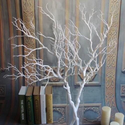 24pcs/lot European High-grade White Coral Branch Artificial Flower Craft Ornament For Wedding Table Decoration Free Shipping