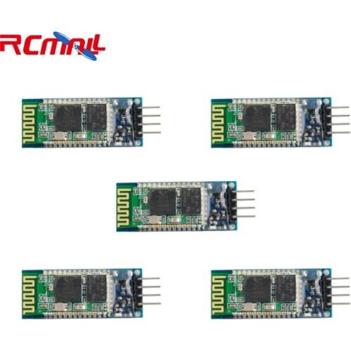 5PCS/lot HC-06 Wireless Serial 4 Pin Bluetooth RF Transceiver Module RS232 Slave Module 3.6-6V