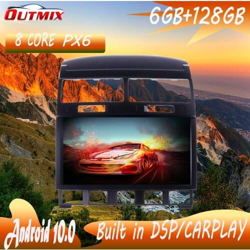 6G+128G Android10.0 For Volkswagen Touareg GP 2002 - 2010 Car Radio Multimedia Video Player Navigation GPS dvd Built-in carplay