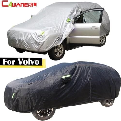 Cawanerl For Volvo C30 S40 V40 V50 S60 S70 XC60 XC70 XC90 V60 V70 Car Cover Sun Snow Rain Dust Protector Auto Cover Waterproof