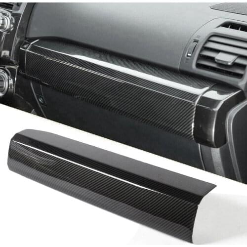 For Toyota 4Runner 2010-2021 Carbon Fiber Co-Pilot Dashboard Center Console Stripe Panel Cover Trim
