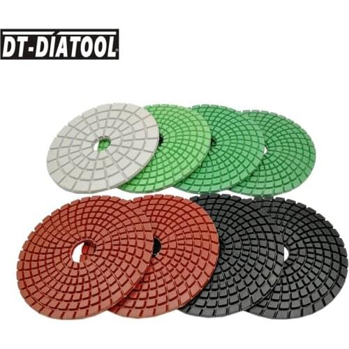 10pcs 100MM Wet Diamond Polishing Pads polishing Disc for Granite or Marble Diameter 4 inches Angle Grinder Sanding Disc