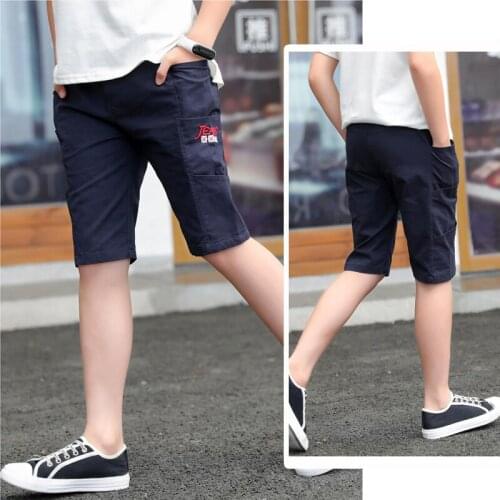 IENENS Summer Kids Baby Boys Jeans Clothes Cotton Shorts Pants Elastic Waist Short Trousers Children Boy Casual Clothing Pants