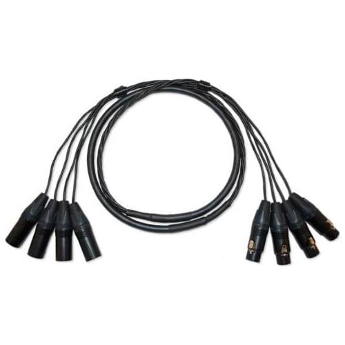 KL Audio NEW 4 CHANNEL SNAKE CABLE - 10 Feet -Pro Audio Patch