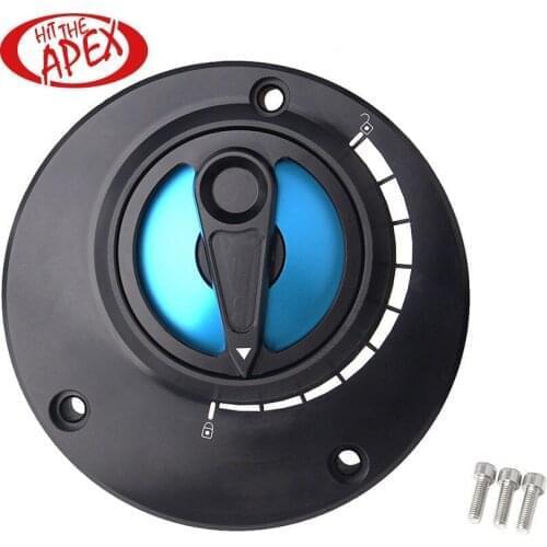Motorcycle CNC Fuel Gas Tank Cap For SUZUKI GSF1200S BANDIT 2006-2010 2011 Keyless Twist off Nimble Quick Lock Gas Cover