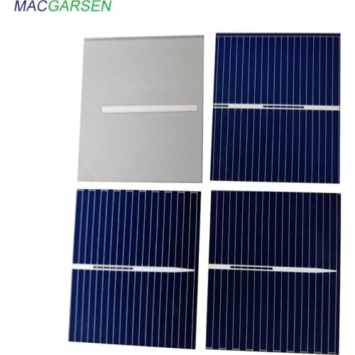 MACRAGSEN 50pcs Solar Panel 0.5V 500mA Photovoltaic Panel Solars Battery Phone Charger 39*39mm DIY Mini USB Solar Cell Panels