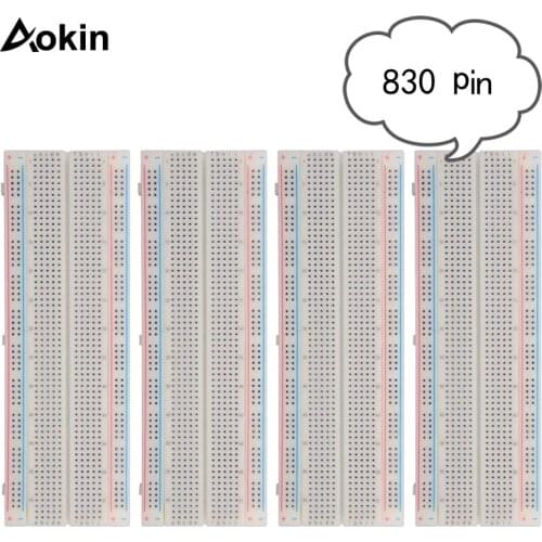 Breadboard 830 Tie Point Solderless Prototype PCB Board 830 Pin PCB Bread Board MB-102 MB102 Test Develop DIY for Arduino RPI