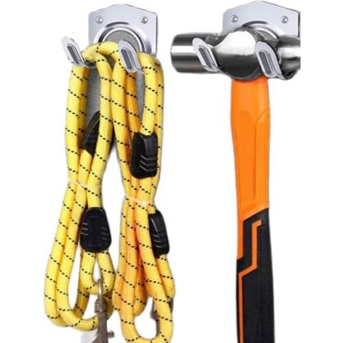 5/10/Pcs Metal Wall Storage Hooks Double Hanger Multi-purpose Hanging Hooks Clothes Racks for Kitchen Garage Toolhouse Hardware