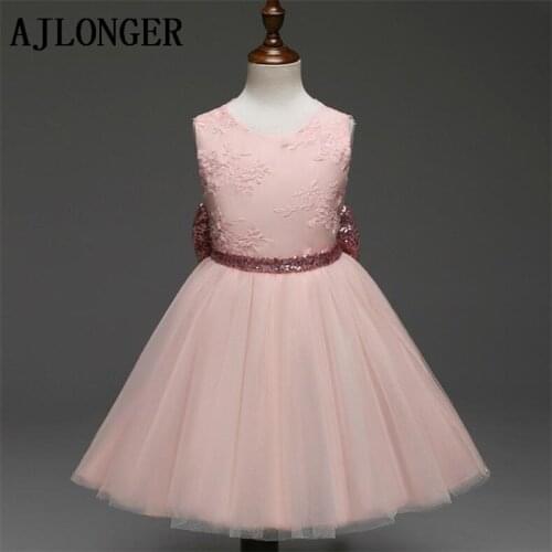 AJLONGER Girl Fashion Dress Summer Clothes Baby Girl Wedding Veil Dresses Kids Party Wear Costume For Girl Children Clothing