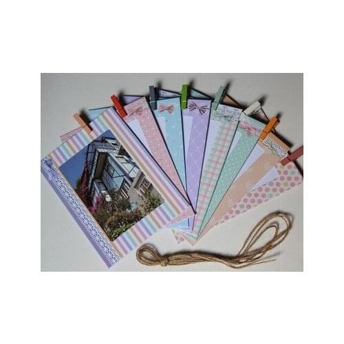 Cartoon Paper Cardboard Child Picture Frames 4x6 Inch Photo Frame For Home Decoration, 8pcs/Set