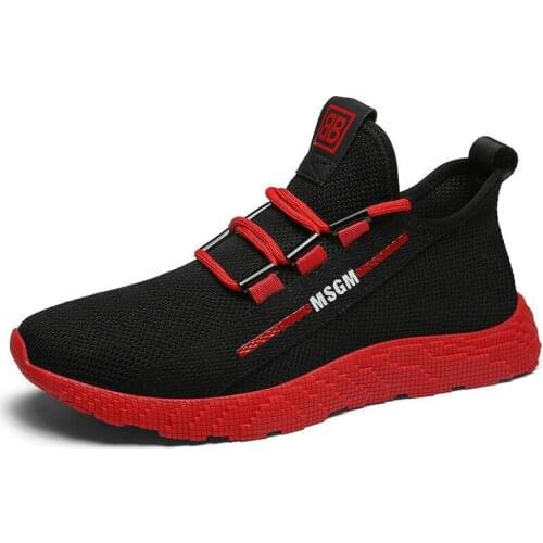 2019 Summer Spring Mens Mesh Shoes Trend Breathable Shoes Mens Casual Shoes Fashion Comfortable Shoes Size 39-44