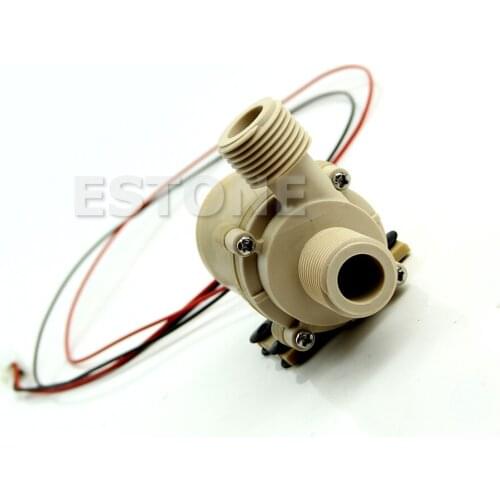 New DC 12V Solar Hot Water Circulation Pump Brushless Motor Water Pump 3M G08 Great Value April 4