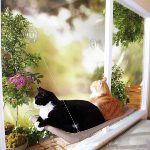 New Cat window hammock bed products for pets accessories hanging Sunbathing lounger supplies cats house play structure trays