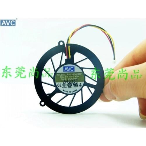 Original For AVC F4510B05MP DC5V 0.35A 3 wire notebook ultra-thin silent cooling fan