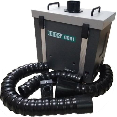 QUICK 6601 Professional purification filter system smoke purifier use for mobile phone repair store workshop use lcd repair tool
