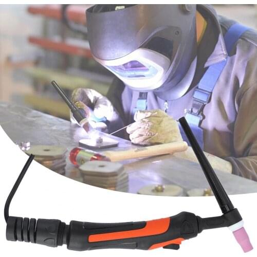 Professional TIG Welding Torch Set Compact Lightweight Flexible Head Torch Replacement with Ceramic Nozzle for TIG-9F/TIG-9VF