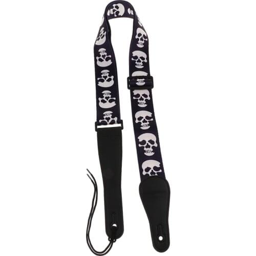 Adjustable Guitar Strap Belt with Leather Ends for Guitar Bass Parts Accessories