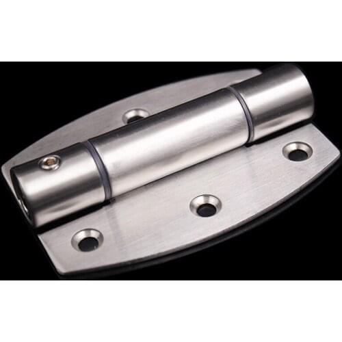304 Stainless Steel Folded Flat Open Toilet Partition Door Self-closing Spring Hinge