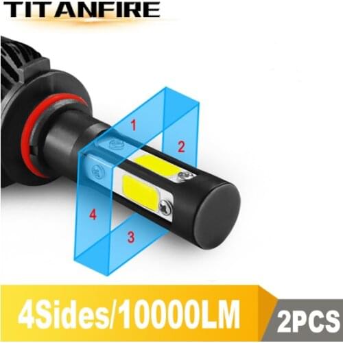 Светодиодные LED лампы H4 (P43t) TITANFIRE China At AliExpress