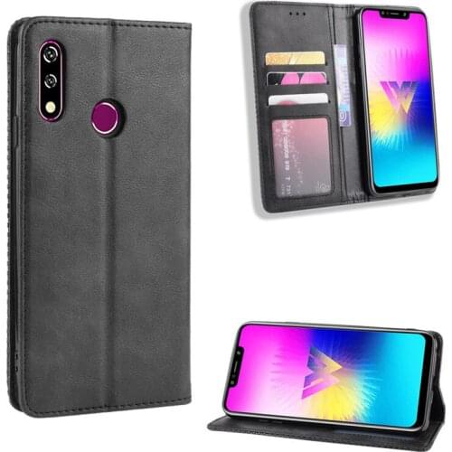 Retro Slim Leather Flip Cover For LG W10 Case Wallet Card Stand Magnetic Book Cover For LG W10 LMX130IM W 10 2019 Phone Cases