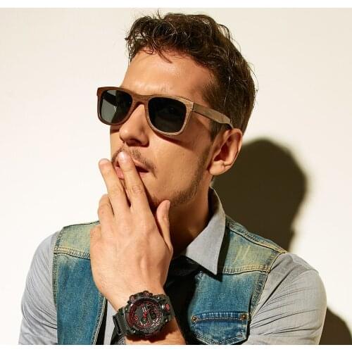 All Seasons Men Women Cool Fashion Style Wooden Sun Glasses Polarized Sunglasses Model 7853 For Free Shipping
