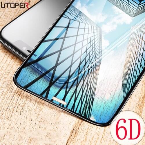 UTOPER 6D Tempered Glass For iPhone 7 8 7Plus 8Plus Glass Screen Protector Film Full Coverage Glass For iPhone X 10 6S 6 s 6Plus