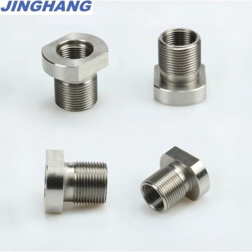 1PCs 5/8-24 Male to 1/2-28 Female Thread Adapter Stainless Steel Suppressor Adapter, Shipping From CHINA / USA