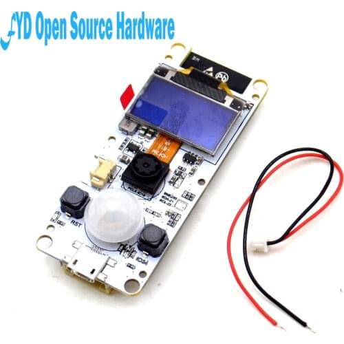 1pcs T-Camera ESP32 WROVER & PSRAM Camera Module ESP32-WROVER-B OV2640 Camera Module 0.96 OLED