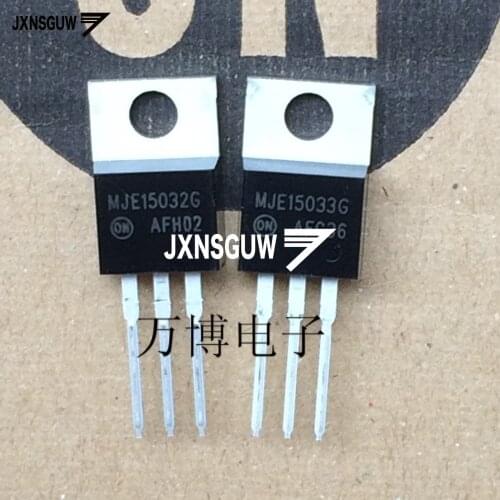 5pair ON MJE15032 MJE15033 G TO-220 Transistor 15032 15033 Audio pair tube power MJE15032-G MJE15033-G Transistor Triode
