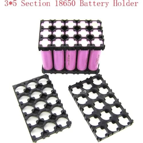 2 Pcs 3X5 18650 Battery Spacer Radiating Holder Bracket Electric Car Bike Toy Battery Holder