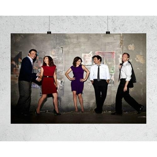 H162 How i met your mother TV Show (2) Wall Sticker Silk Poster Art Home Decoration