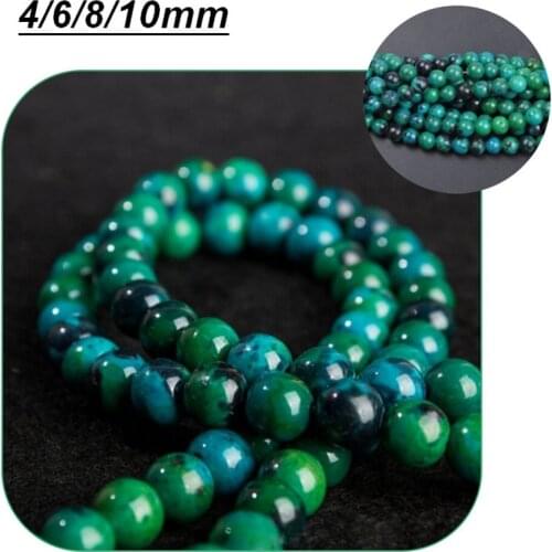 Lapis Lazuli Charm Gem Round Loose Beads for Jewelry Making
