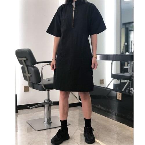 Pet Shop Waterproof Work Clothes Professional Salon Stylist Cosmetology Uniform Zipper Hairdressing Cape Beauty G0831